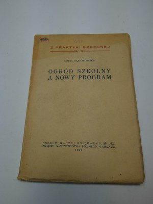 School garden a new program Gasiorowska 1936