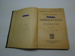 Embryologie Godlewski 1924