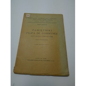 Pamiętniki Filipa de Commynes Szewczyk