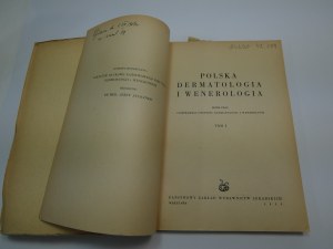 Polská dermatologie a venerologie 1952 TOM I