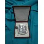 Fabryka Wyrobów Runowych Runotex Medal 1907 1977 + przypinka KALISZ