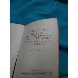Collectio rituum continens excerpta e rituali romano Ecclesiis Poloniae adaptato : Exsequiale 1963