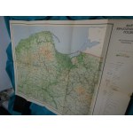 Mapa krajoznawcza Polski : województwo gdańskie 1955 Gdańsk