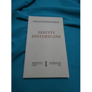 Zeszyty Historyczne 157 Instytut Literacki Paryż