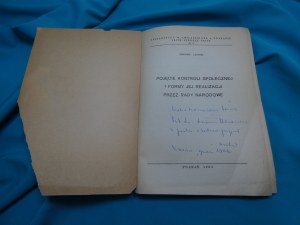 Pojęcie kontroli społecznej Leoński autograf
