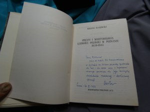 Straty i martyrologia ludności polskiej w Poznaniu 1939-1945 / Marian Olszewski autograf autora