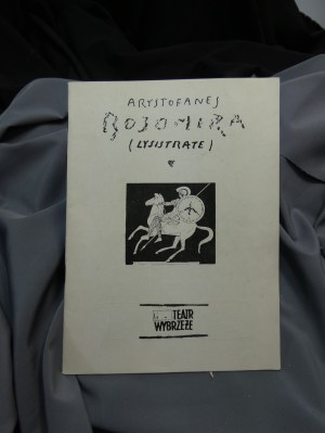 Aristofanes Gromion Lysistrata Divadlo Wybrzeże Sopot Program 1986