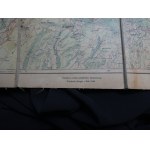 Montagnes des Tatras Carte textile de Zwolinski 1948 2ème édition