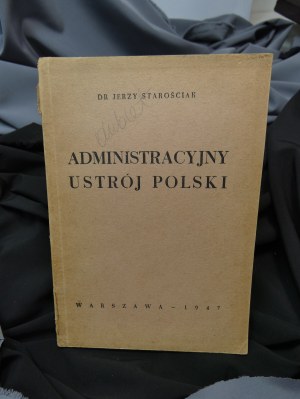 Administrative system of Poland Jerzy Starościak 1947
