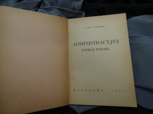 Administrative system of Poland Jerzy Starościak 1947