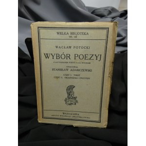 Výběr básní Text Potocki 1930