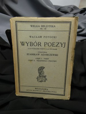 Výběr básní Text Potocki 1930
