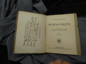 Výběr básní Text Potocki 1930