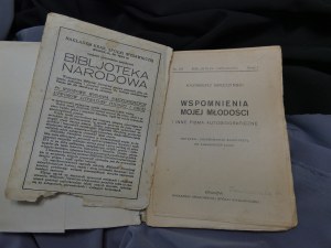 Vzpomínky na mládí Brodziński 1928