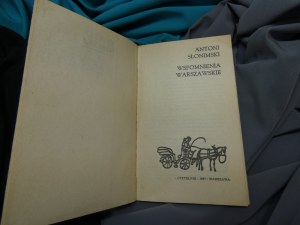Memories of Warsaw / Antoni Slonimski