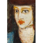 Jerzy Nowosielski (1923 Kraków - 2011 Kraków), Portrait in a brown beret