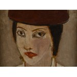 Jerzy Nowosielski (1923 Kraków - 2011 Kraków), Portret kobiety - praca dwustronna