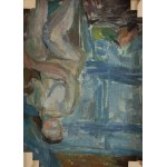 Jerzy Nowosielski (1923 Kraków - 2011 Kraków), Portret kobiety - praca dwustronna