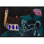 Ryszard Grzyb (b. 1956, Sosnowiec), Centaur and cottage, 2008