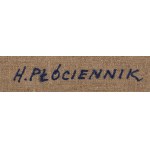 Henryk Płóciennik (1933 Łódź - 2020 ), Akt siedzący