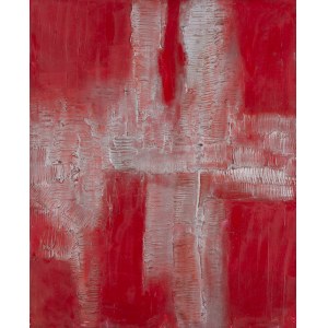 Tadeusz Wolański (1930 Łódź - 2018 ), Konstrukcja czerwona, 1964