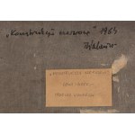 Tadeusz Wolański (1930 Łódź - 2018 ), Konstrukcja czerwona, 1964
