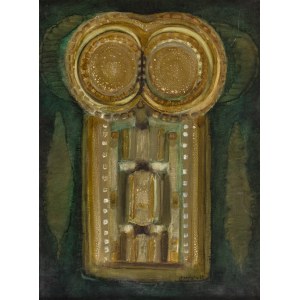 Janina Kosińska-Brzozowska (1925 - 2003 Szczecin), Świątki w zieleni, 1975/76