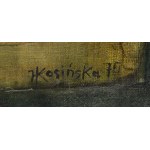Janina Kosińska-Brzozowska (1925 - 2003 Szczecin), Świątki w zieleni, 1975/76