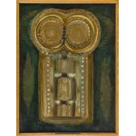 Janina Kosińska-Brzozowska (1925 - 2003 Szczecin), Świątki w zieleni, 1975/76