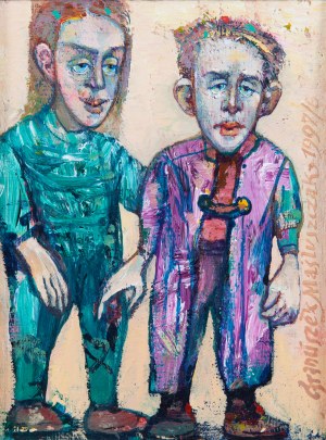 Franciszek Maśluszczak (ur. 1948, Kotlice), Dwóch chłopców, 1997/8