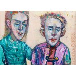 Franciszek Maśluszczak (ur. 1948, Kotlice), Dwóch chłopców, 1997/8