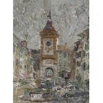 Włodzimierz Zakrzewski (1916 Petersburg - 1992 Warszawa), Rynek w Murten, 1967/69