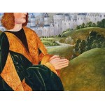 Praying donor in a landscape, Altar wing