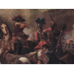 Battle scene, 18th century
