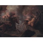 Battle scene, 18th century