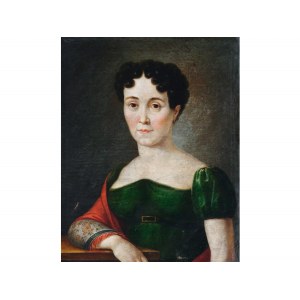 Artist of the 19th century, Portrait of Charlotte Waldmann