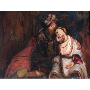 Oriental artist of the 19th century, The slave trader