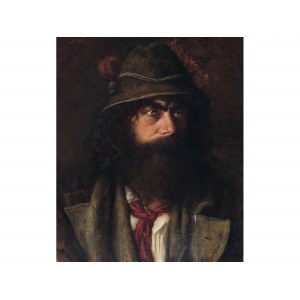 Tyrolean painter in the style of Franz von Defregger, Portrait of a Tyrolean