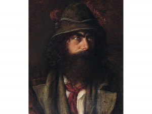 Tyrolean painter in the style of Franz von Defregger, Portrait of a Tyrolean