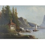 Seascape, Oil on cardboard