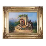 August Gerasch, Brown stags 1822 - 1908 Vienna