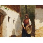 Painter around 1900, Peasant woman