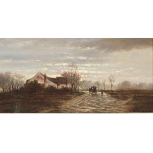 Monachijscy malarze około 1900 roku, Krajobraz w pobliżu Dachau?