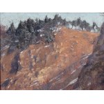 Winter landscape, In the style of Adolf Helmberger