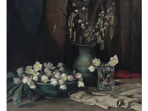 Peintre inconnu, Nature morte aux fleurs