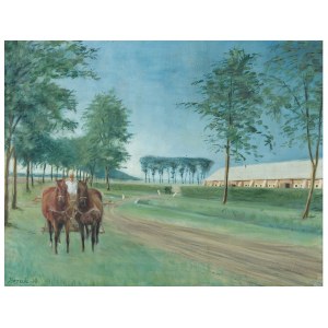 Unknown painter of the 20th century, Racecourse