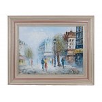 Scène de rue à Paris, années 1950