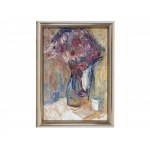 Russian painter of the 20th century, Still life with flowers