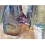 Russian painter of the 20th century, Still life with flowers