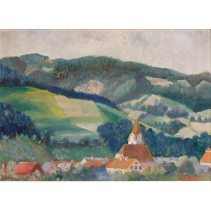 View of Langenwand, Mid 20th century